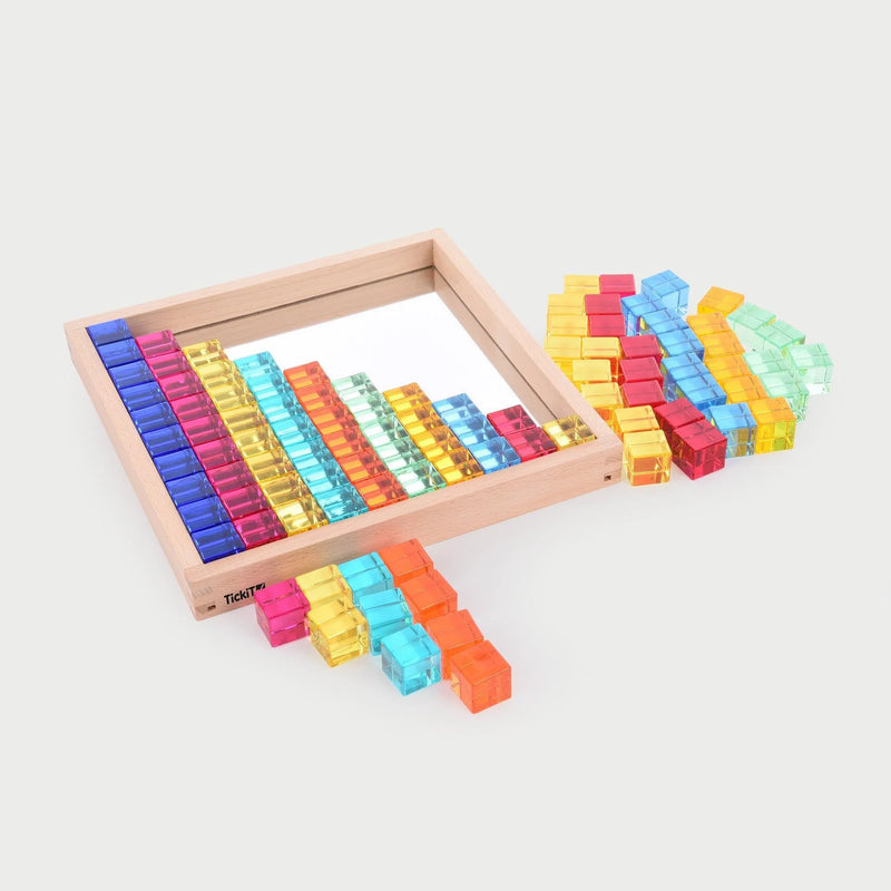 Gem Cube Mirror Tray, Learning SPACE