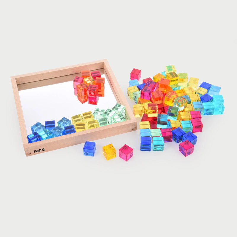 Gem Cube Mirror Tray, Learning SPACE