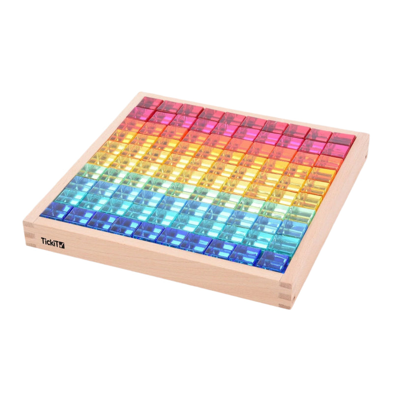 Gem Cube Mirror Tray, Learning SPACE