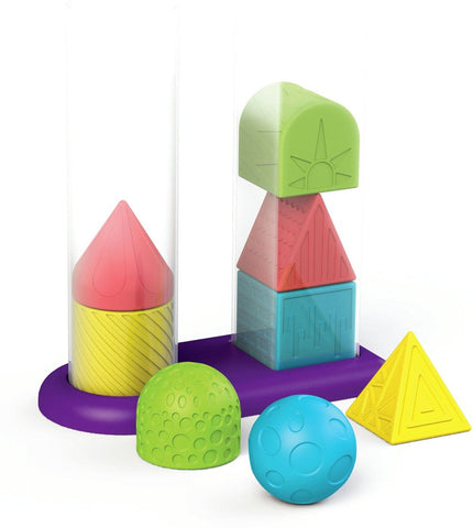 Geostackers - Stack and Sort-AllSensory,Baby & Toddler Gifts,Baby Maths,Baby Sensory Toys,Building Blocks,Early Years Maths,Edushape Toys,Gifts For 1 Year Olds,Maths,Nurture Room,Primary Maths,Shape & Space & Measure,Stacking Toys & Sorting Toys,Stock-Learning SPACE