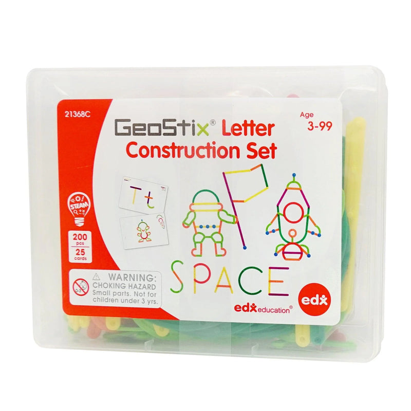 Geostix Letter Construction Set, Learning SPACE