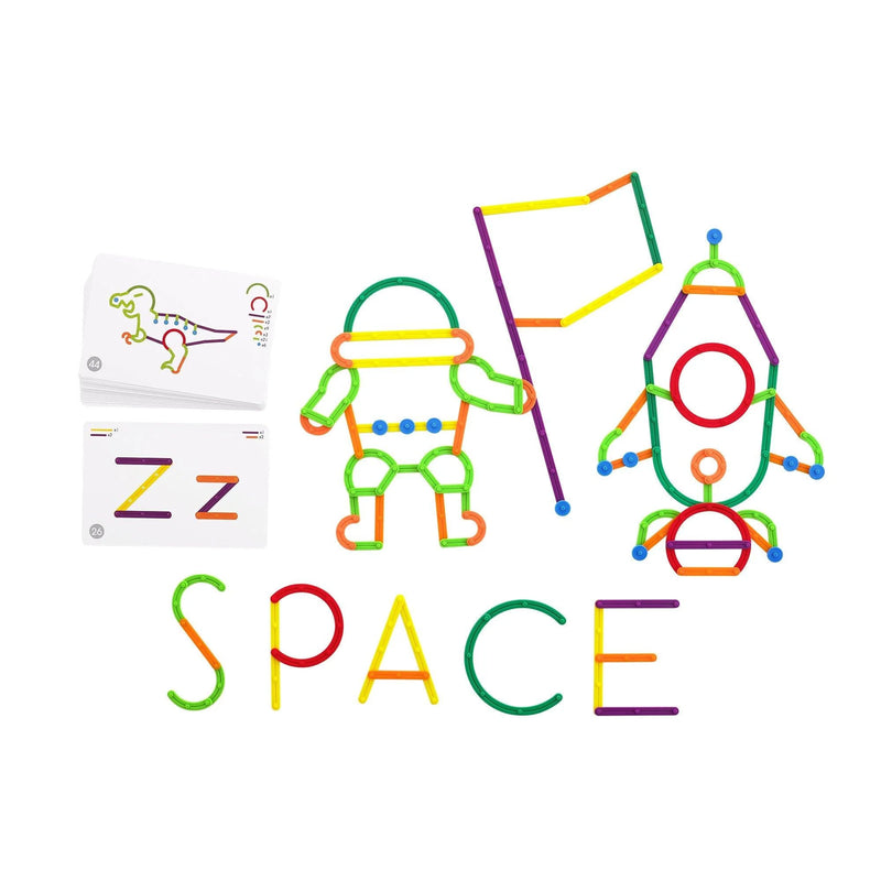 Geostix Letter Construction Set, Learning SPACE