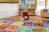 German Alphabet 3x2m Carpet-Educational Carpet, Kit For Kids, Languages, Mats & Rugs, Multi-Colour, Rectangular, Rugs, Wellbeing Furniture-Learning SPACE