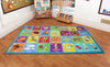 German Alphabet 3x2m Carpet-Educational Carpet, Kit For Kids, Languages, Mats & Rugs, Multi-Colour, Rectangular, Rugs, Wellbeing Furniture-Learning SPACE