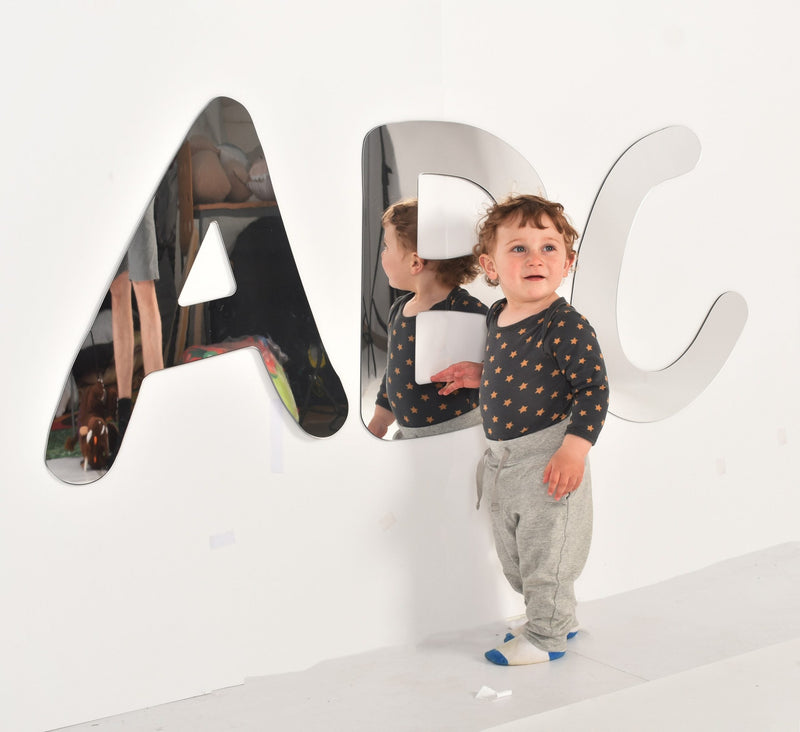 Giant ABC Mirror Set Sensory Room & Classroom Decor, Learning SPACE
