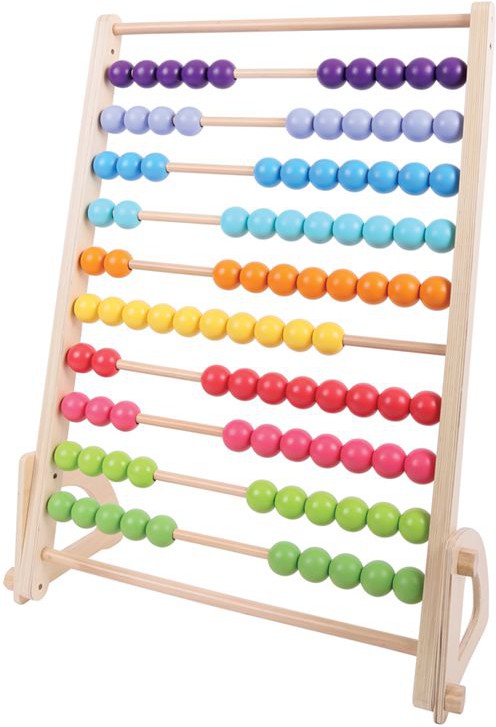 Giant Wooden Abacus-Addition & Subtraction, Baby Maths, Bigjigs Toys, Counting Numbers & Colour, Dyscalculia, Early Years Maths, Maths, Maths Toys, Neuro Diversity, Primary Maths, Stock, Tracking & Bead Frames-Learning SPACE