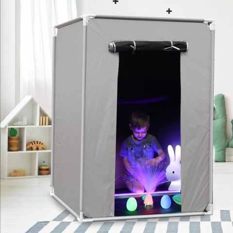 Giant Dark Den Tent 1.2m x 1.8m-Black-Out Dens,Calming & Anxiety,Calming and Relaxation,excell2,Helps With,Meltdown Management,Play Dens,Playlearn,Portable Sensory Rooms,Reading Den,Sensory Avoidance,Sensory Dens,Stock,Visual Sensitivity-Learning SPACE