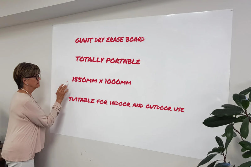Giant Dry Erase Outdoor Board, Learning SPACE
