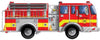 Giant Fire Engine Floor puzzle (24 pc)-13-99 Piece Jigsaw, Fire. Police & Hospital, Gifts For 3-5 Years Old, Imaginative Play, Stock, Strength & Co-Ordination-Learning SPACE