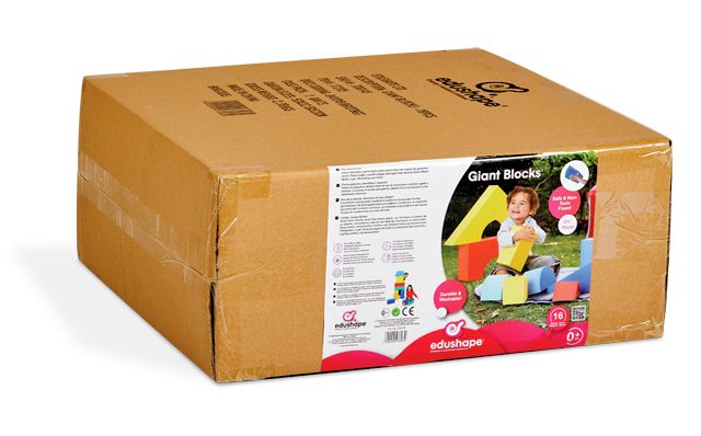 Giant Foam Soft Building Blocks (16pcs), Learning SPACE