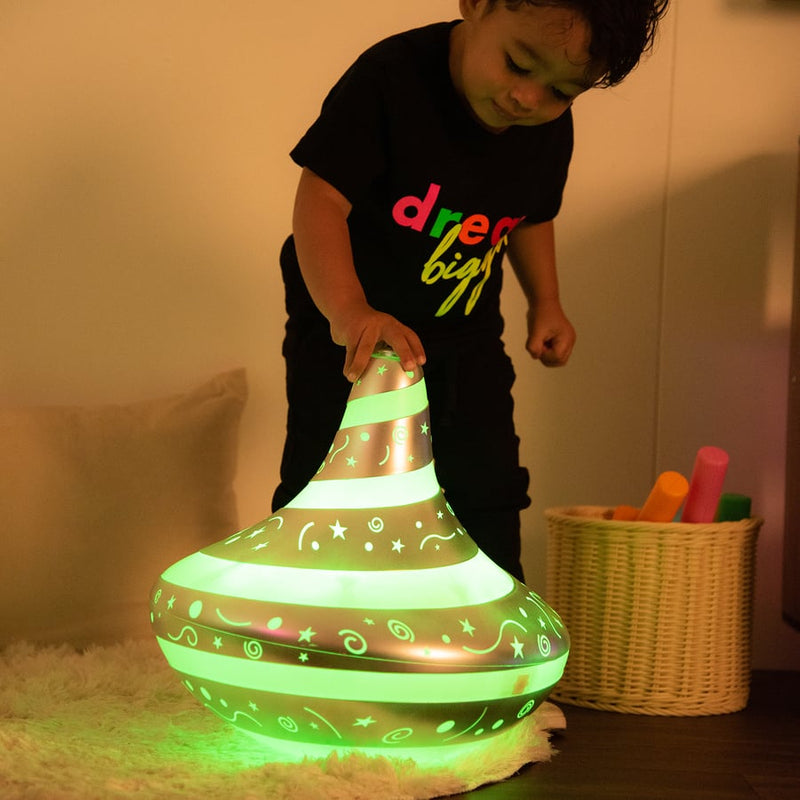 Giant Light and Sound Spinning Top, Learning SPACE