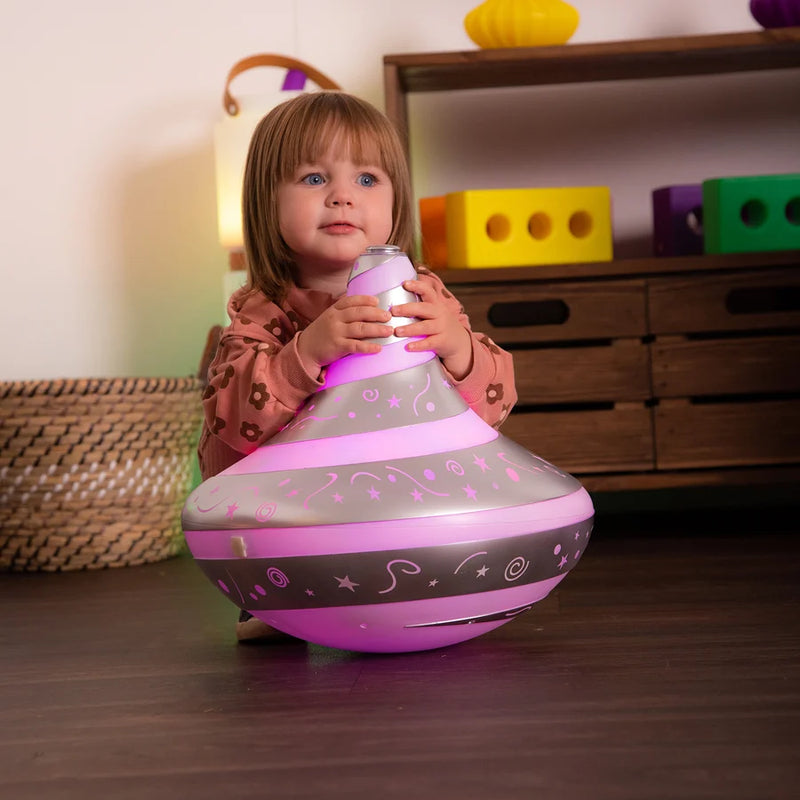 Giant Light and Sound Spinning Top, Learning SPACE
