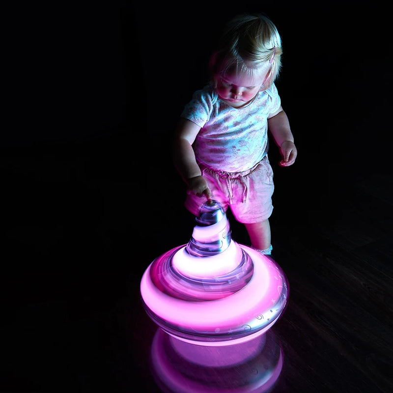 Giant Light and Sound Spinning Top, Learning SPACE