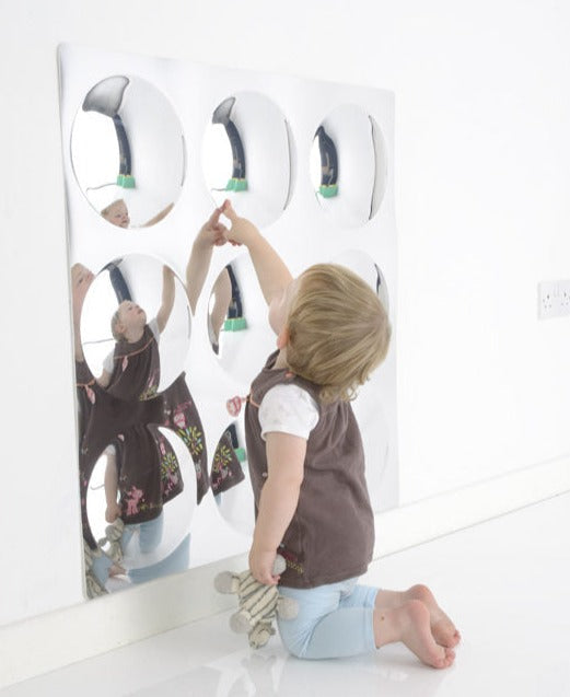 Giant Mirror with 9 Dome Sensory Bubbles, Learning SPACE