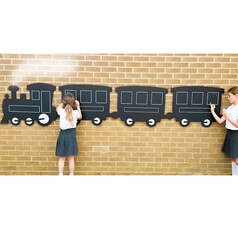 Giant Outdoor Chalkboard Train, Learning SPACE