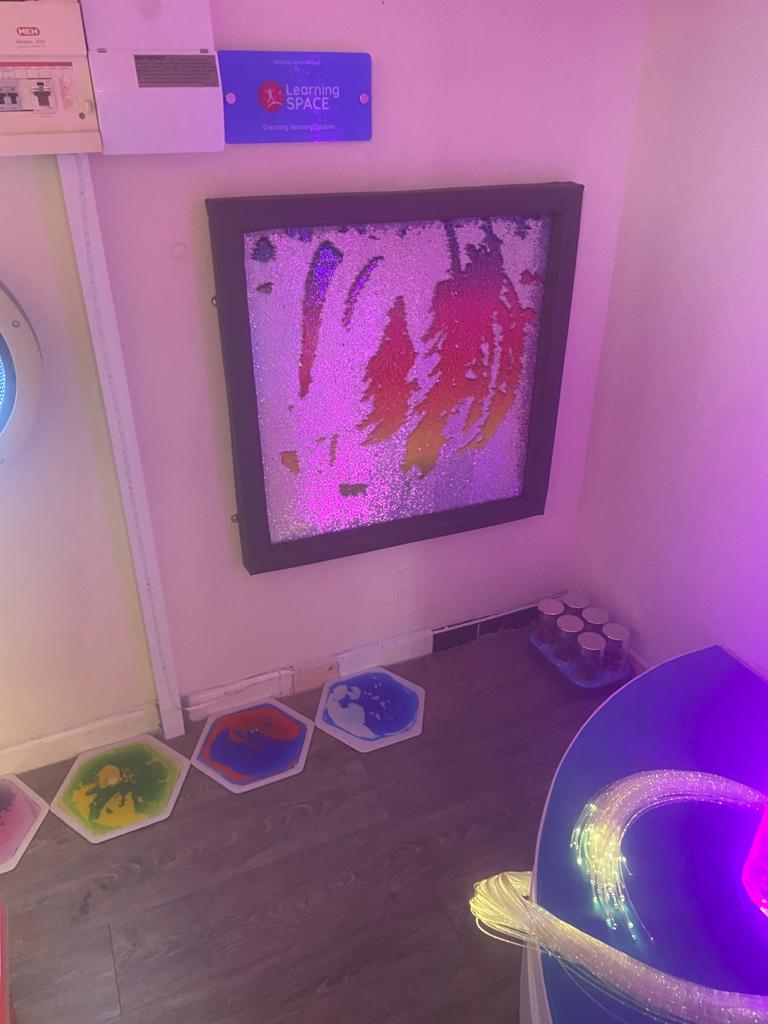 Giant Padded Flip Sequin Board 840mm sq, Learning SPACE