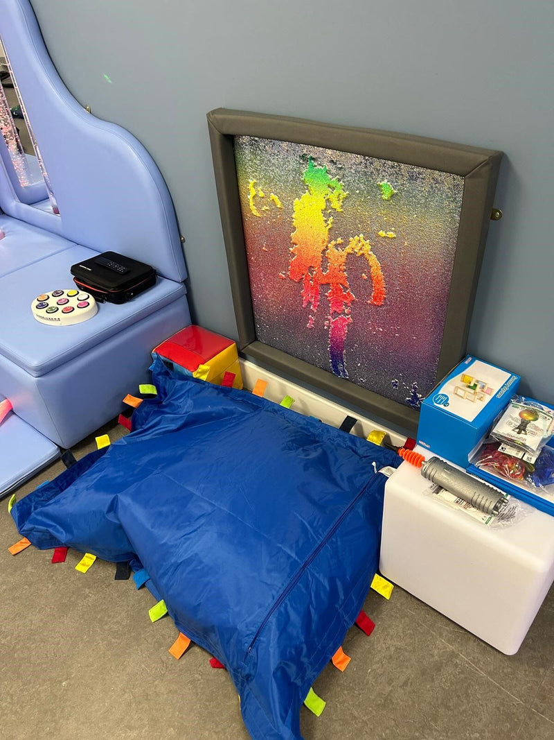 Giant Padded Flip Sequin Board 840mm sq, Learning SPACE