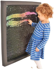 Giant Padded Flip Sequin Board (GREY FRAME) 840mm sq-AllSensory,Calmer Classrooms,Classroom Displays,Helps With,Rainbow Theme Sensory Room,SCOTEXCEL,Sensory Wall Panels & Accessories,Stock,Visual Sensory Toys-Learning SPACE