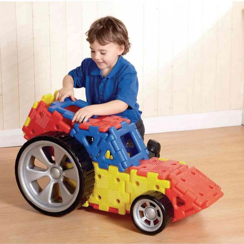 Giant Polydron Vehicle Builders Set, Learning SPACE