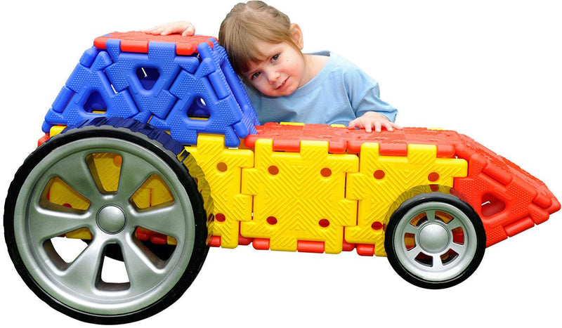 Giant Polydron Vehicle Builders Set, Learning SPACE