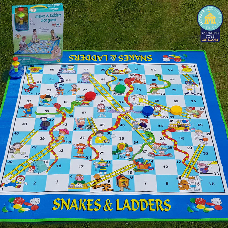 Giant Snakes & Ladders Dice Game, Learning SPACE