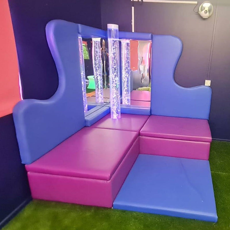 Giant Softplay Corner with Mirrors, Bubble Tube and Fibre Optics, Tables & Desks Learning SPACE
