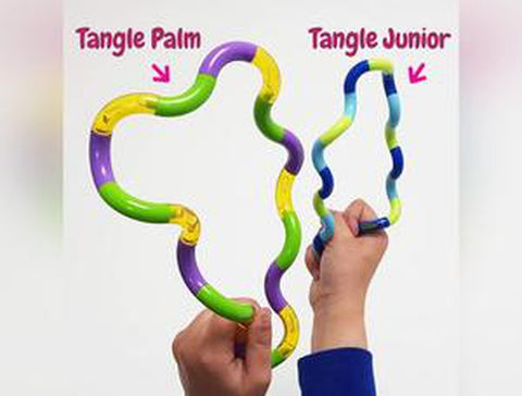 Giant Tangle® Palm: Twist, Fidget, and Relax!-Stress Relief Toys-AllSensory,Calmer Classrooms,Calming & Anxiety,Fidget,Pocket money,Sensory Seeking,Stock,Stocking Stuffers,Stress Relief,Tactile Toys & Books,Tangle,Toys for Anxiety-Learning SPACE