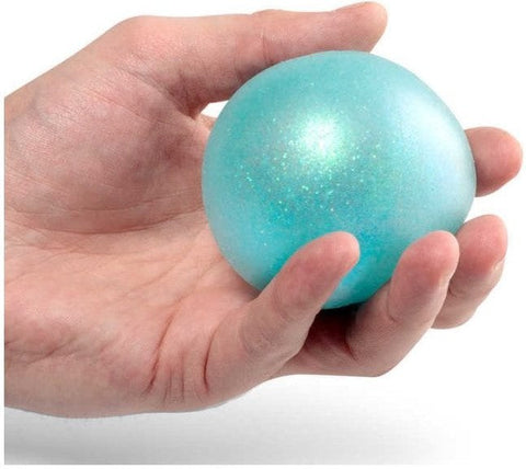 Glitter Puffer Light-up Ball-AllSensory,Fidget,Sensory & Physio Balls,Sensory Balls,Sensory Light Up Toys,Stock,Stress Relief,Tobar Toys-Learning SPACE