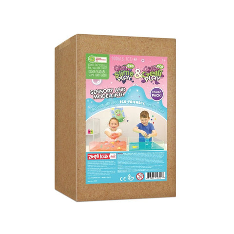 Glitter Slime & Gelli Play Education Combo Pack-Baby Bath. Water & Sand Toys, Classroom Packs, Eco Friendly, Sensory Seeking, Zimpli Kids-6320-Learning SPACE