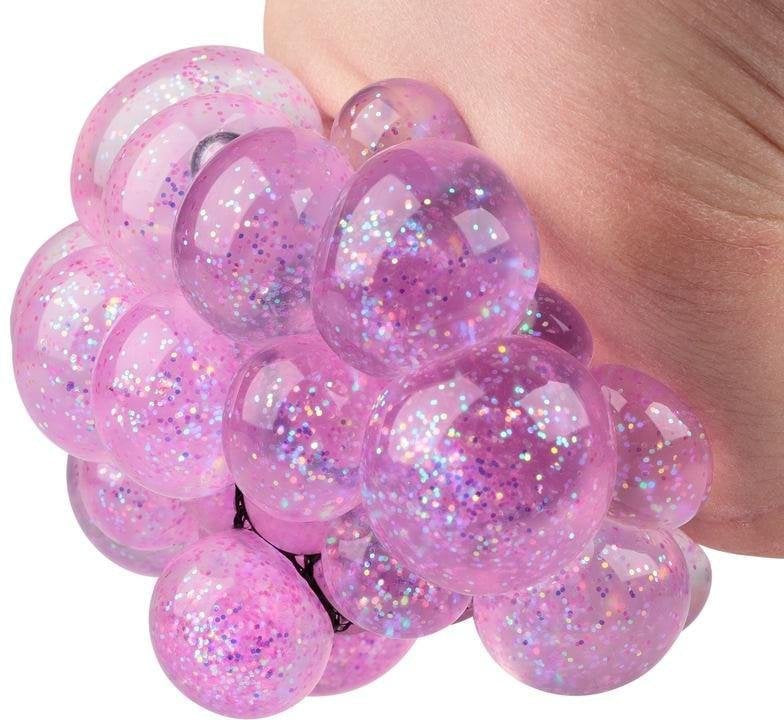 Glitter Squishy Mesh Ball, Learning SPACE