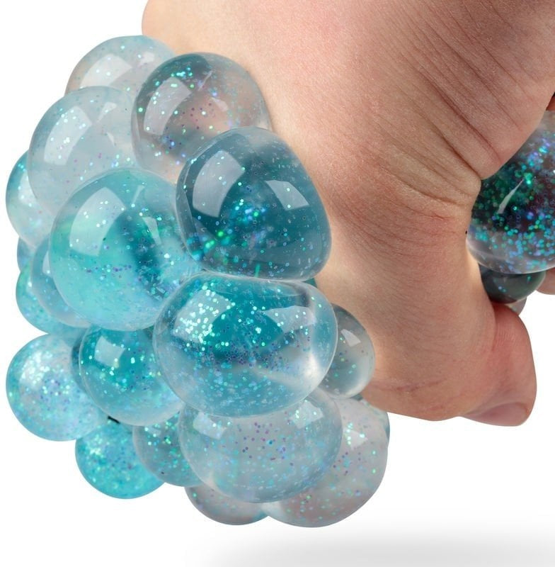 Glitter Squishy Mesh Ball, Learning SPACE