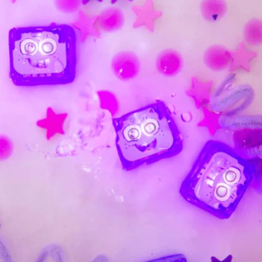 Glo Pals Light up Sensory Cubes - 4 Pack, Learning SPACE