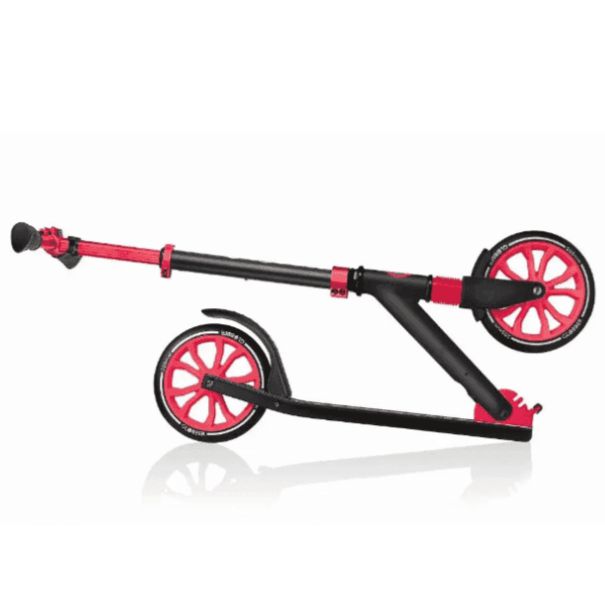 Globber NL 205 - Big 2 Wheeled Foldable Scooter - Black / Red, Learning SPACE