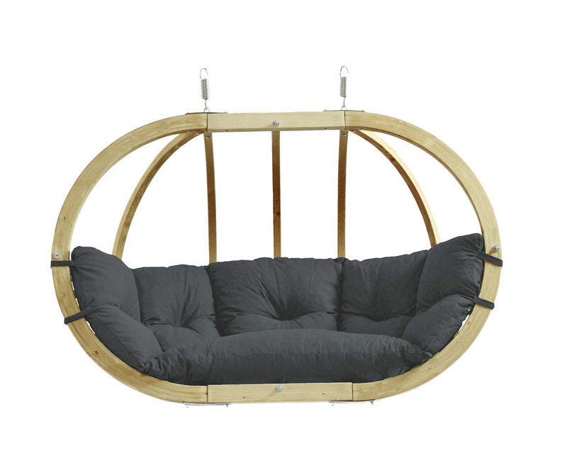 Globo Royal Anthracite Double Seater Hanging Chair, Hanging Chair Learning SPACE