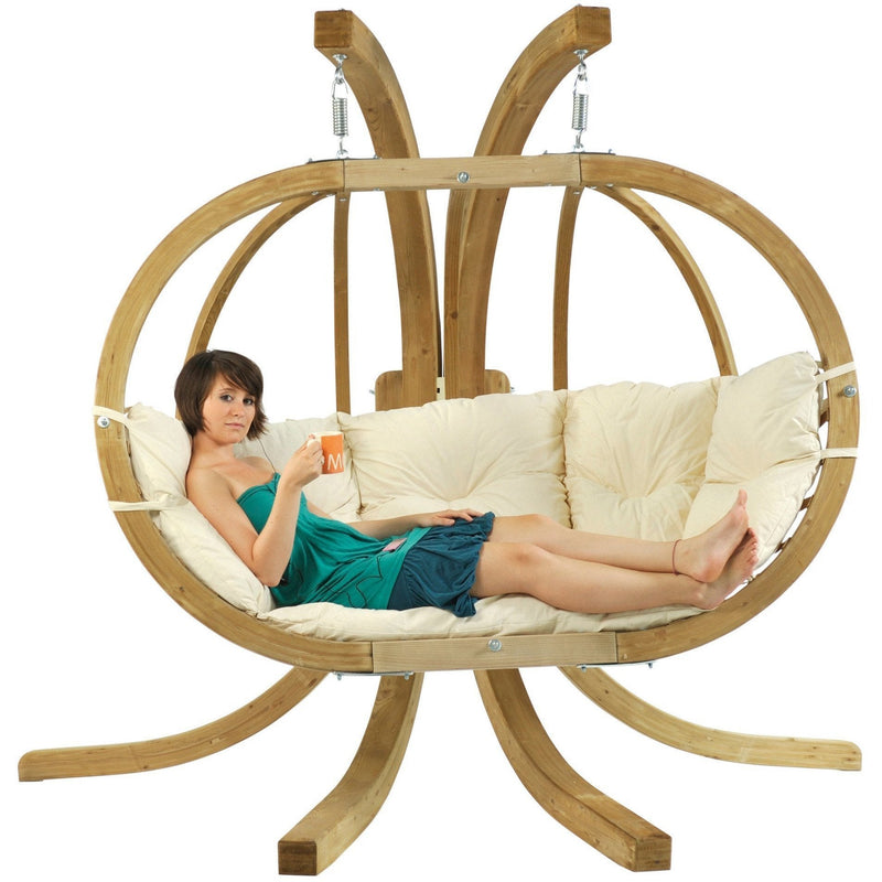 Globo Royal Natura Double Seater Hanging Chair, Hanging Chair Learning SPACE