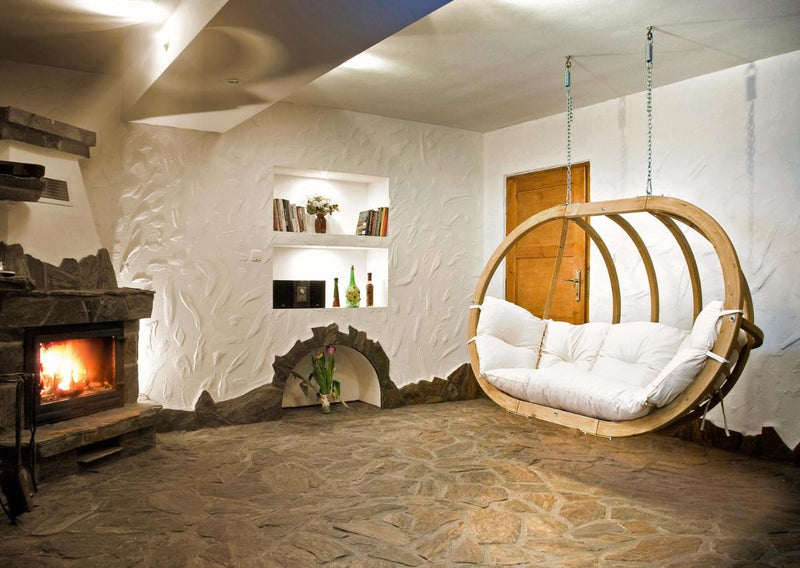 Globo Royal Natura Double Seater Hanging Chair, Hanging Chair Learning SPACE