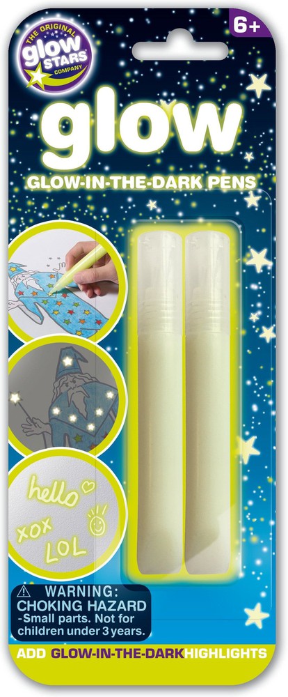 Glow Creations Glow-in-the-Dark Pens, Learning SPACE