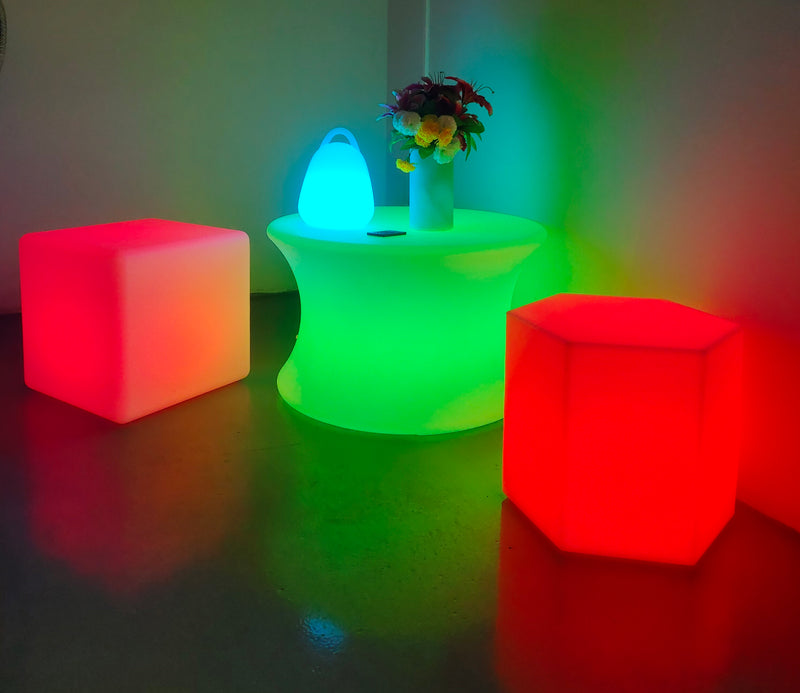 Glow Furniture Collection – LED Colour Changing Range, Learning SPACE