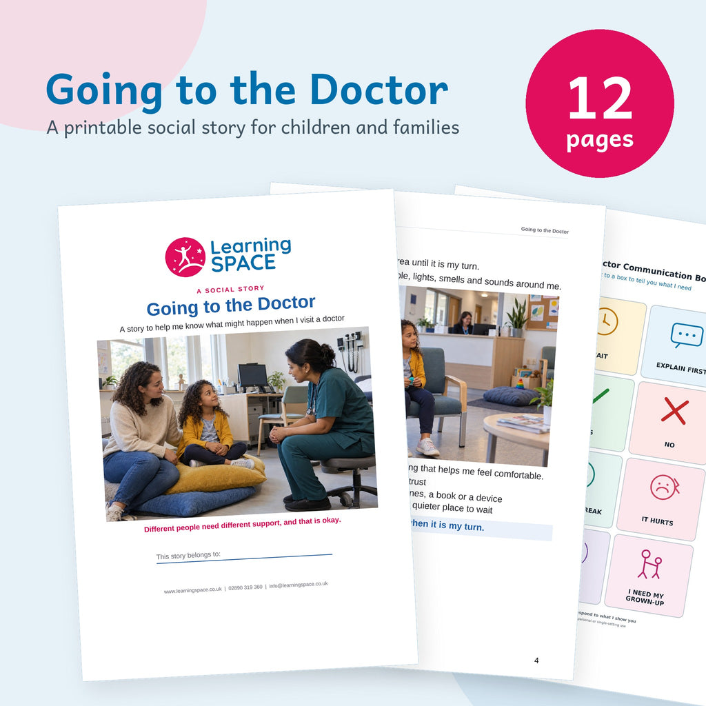 Going To The Doctor - Social Story (Editable & Printable Word Template) (Copy), Learning SPACE