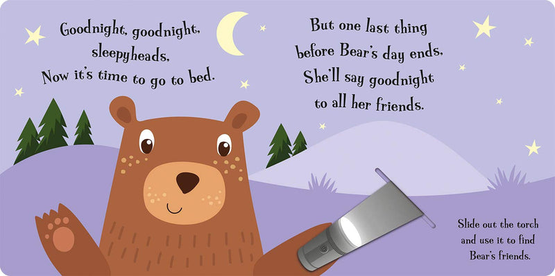Goodnight Bear - Magic Torch Book, Learning SPACE