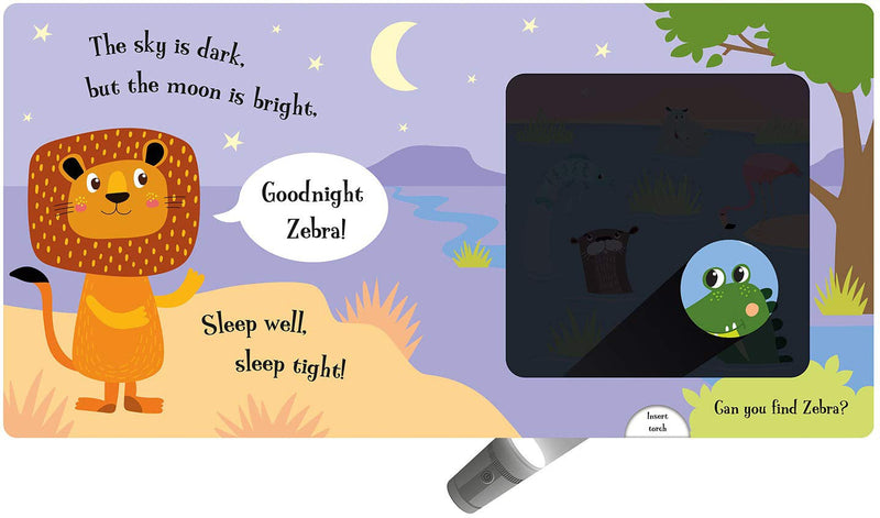 Goodnight Lion - Magic Torch Book, Learning SPACE