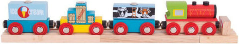 Goods Train - High quality wooden train-Bigjigs Rail, Bigjigs Toys, Cars & Transport, Imaginative Play, Stock, Train, Wooden Toys-Learning SPACE