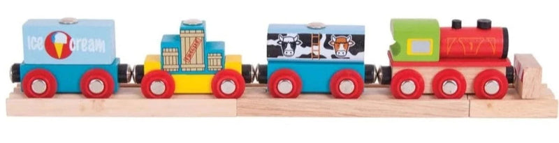 Goods Train - High quality wooden train, Learning SPACE