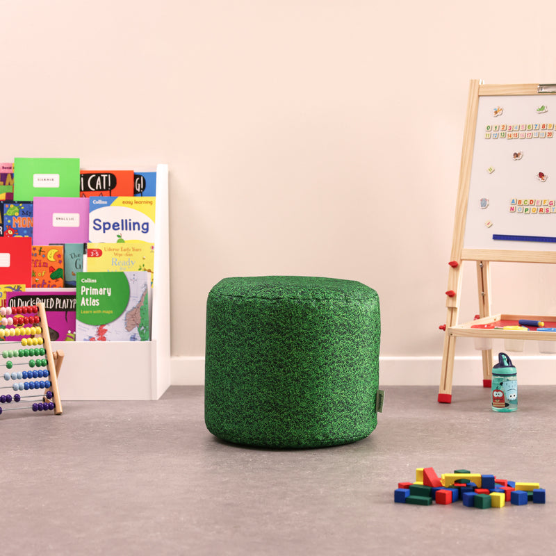 Grass Printed Stool Bean Bag Sets, Learning SPACE