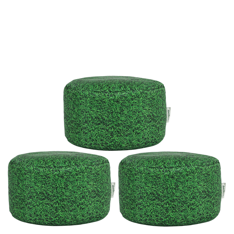 Grass Printed Stool Bean Bag Sets, Small set of 3 Learning SPACE