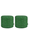 Grass Printed Stool Bean Bag Sets, Large set of 2 Learning SPACE