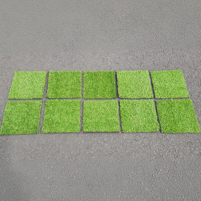 Grass Shapes - Squares Pack of 10, Learning SPACE