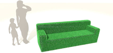 Grass Sofa-Children's Wooden Seating, Forest School & Outdoor Garden Equipment, Nature Learning Environment, Nature Sensory Room, Nurture Room, Outdoor Furniture, Seating, Sensory Garden, Sofa, Stock-Learning SPACE