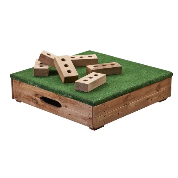 Grass Stage - Play Platform-Cosy Direct,Cosy Outdoor,Outdoor Furniture,Outdoor Play Structure,Puppets & Theatres & Story Sets-Learning SPACE
