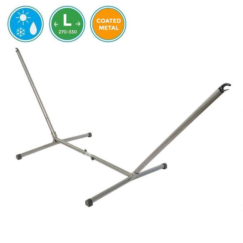 Green Kolibri Tahiti Hammock with Sumo RockStone Metal Hammock Stand, Learning SPACE